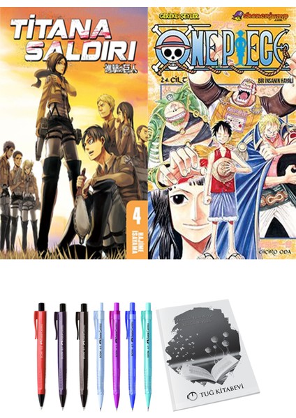 Titana Saldırı 4 ve One Piece 24 2li Set