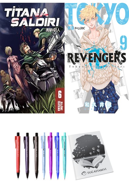 Titana Saldırı 6 ve Tokyo Revengers 9 2li Set