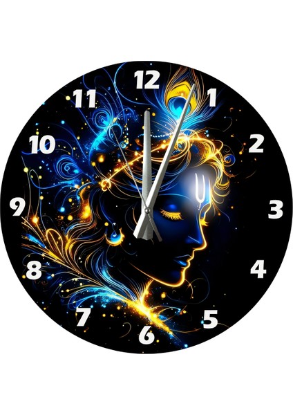 Renkli Hayat 30 x 30 cm Akrilik Dekoratif Modern Duvar Saati fiyatları