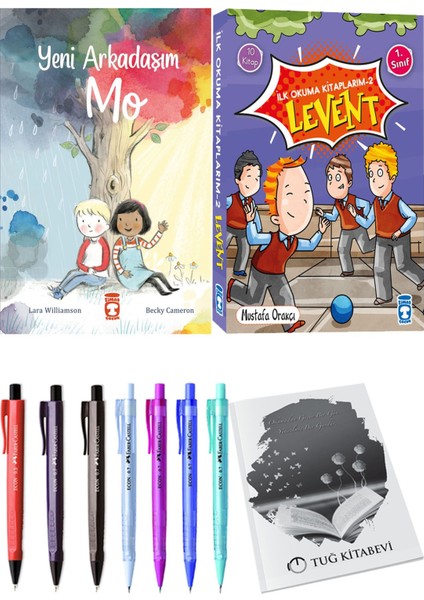 İlk Okuma Kitaplarım 2 Levent 10 Kitap ve Yeni Arkadaşım Mo 2li Set