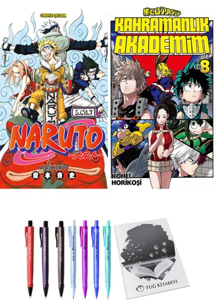 Naruto 5 ve Kahramanlık Akademim 8 2li Set