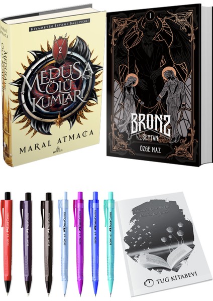 Bronz 1 Şeytan Ciltli ve Medusanın Ölü Kumları 2 Ciltli Maral Atmaca 2li Set