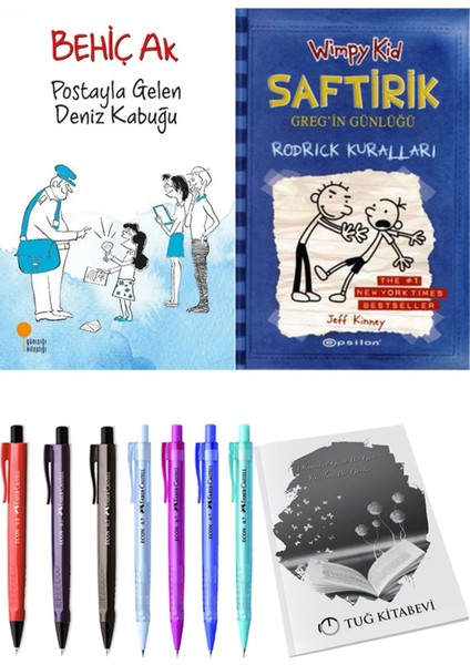 Saftirik 2 Rodrick Kuralları ve Postayla Gelen Deniz Kabuğu 2li Set