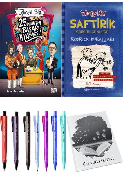 Saftirik 2 Rodrick Kuralları ve 25 Muhteşem Başarı Hikayesi 2li Set