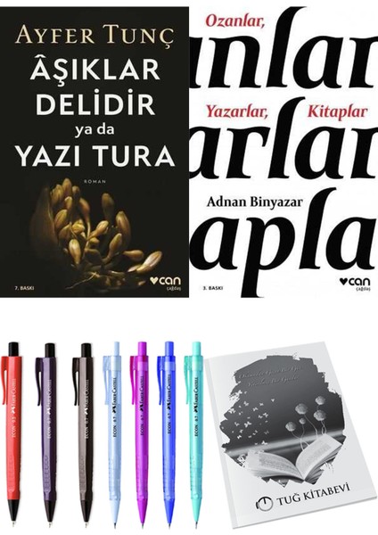 Ozanlar Yazarlar Kitaplar ve Aşıklar Delidir Ya Da Yazı Tura Ayfer Tunç