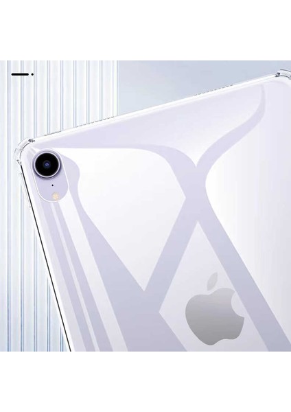 Noktaks - iPad Mini 6.nesil 8.3.inç 2021 A2567-A2568-A2569 - Kılıf Köşe Korumalı Anti Shock Silikon Kapak - Şeffaf fırsatları