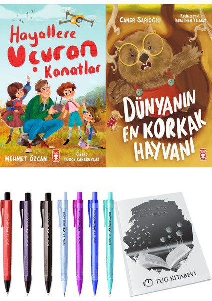 Dünyanın En Korkak Hayvanı ve Hayallere Uçuran Kanatlar 2li Set