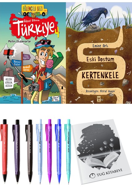 Eski Dostum Kertenkele ve Güzel Ülkem Türkiye 4 2li Set