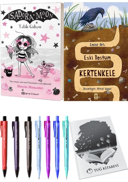 Eski Dostum Kertenkele ve Isadora Moon 11 Tatile Gidiyor 2li Set