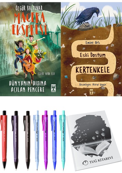 Eski Dostum Kertenkele ve Gelecek Ekspresi Dünyanın Dışına Açılan Pencere 2li Set