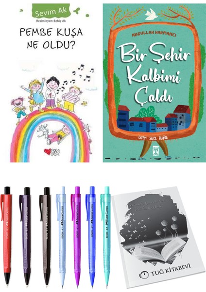 Bir Şehir Kalbimi Çaldı ve Pembe Kuşa Ne Oldu? 2li Set