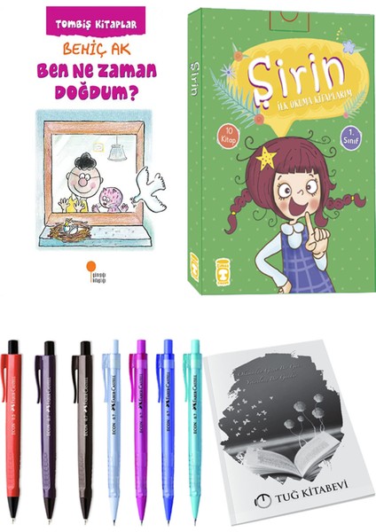 Şirin İlk Okuma Kitaplarım 10 Kitap ve Ben Ne Zaman Doğdum? 2li Set