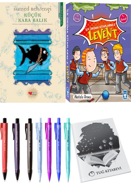 İlk Okuma Kitaplarım 2 Levent 10 Kitap ve Küçük Kara Balık 2li Set