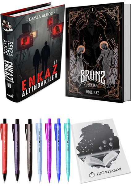 Bronz 1 Şeytan Ciltli ve Enkaz Altındakiler 2 Ciltli Beyza Alkoç 2li Set