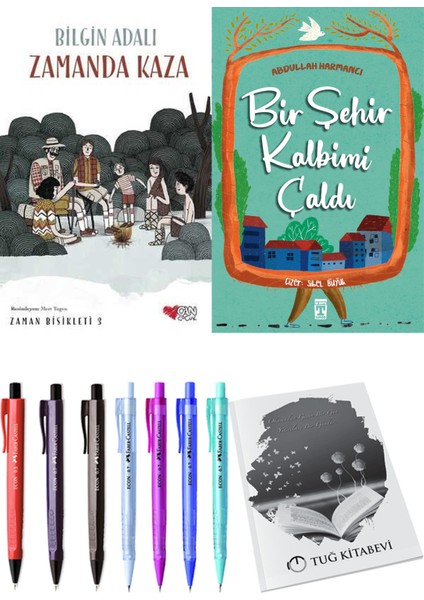 Bir Şehir Kalbimi Çaldı ve Zamanda Bisikleti 3 Zamanda Kaza 2li Set