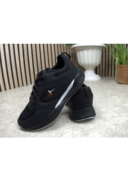 Günlük Fileli Nefes Alabilen Erkek Sneaker Bağcıklı Kalın Taban Hafif Rahat Yürüyüş Koşu Spor Ayakkabısı 8011 fırsatları