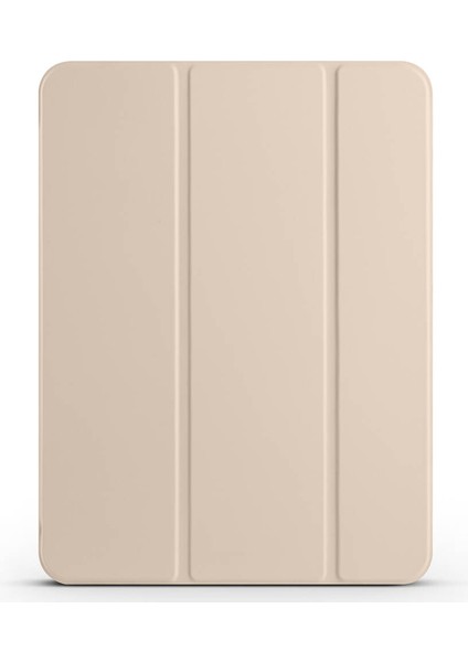 Noktaks - iPad Pro 11 M4 2024 A2836-A2837-A3006 - Kılıf Smart Cover Kalem Bölmeli Standlı 1-1 Kılıf - Gold