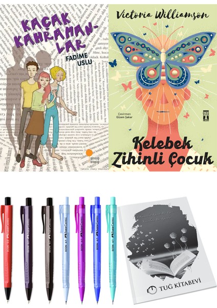 Kelebek Zihinli Çocuk ve Kaçak Kahramanlar 2li Set