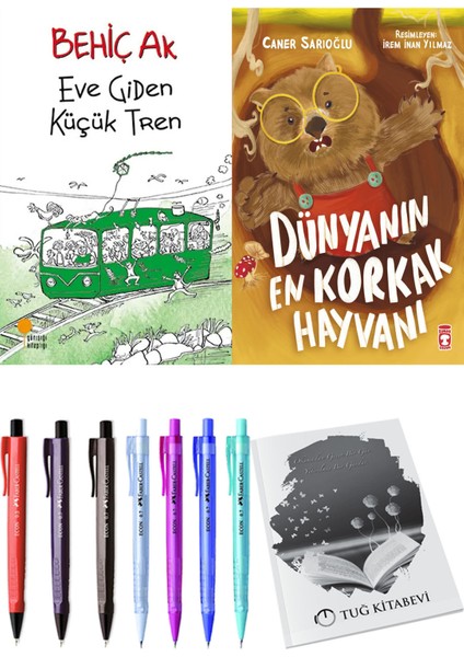 Dünyanın En Korkak Hayvanı ve Eve Giden Küçük Tren 2li Set