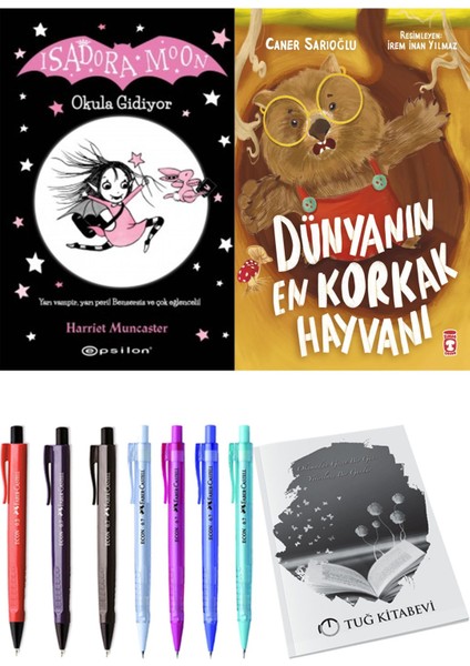 Dünyanın En Korkak Hayvanı ve Isadora Moon 1 Okula Gidiyor 2li Set
