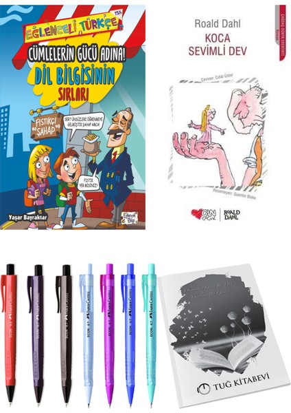 Koca Sevimli Dev ve Cümlelerin Gücü Adına! Dil Bilgisinin Sırları 2li Set
