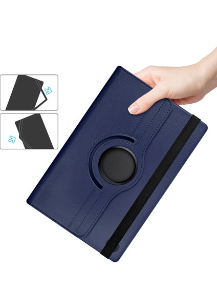 - Xiaomi Redmi Pad - Tablet Kılıfı 360 full Korumalı Yatay Dikey Dönebilen Standlı Kılıf - Mavi - T25825 modelleri
