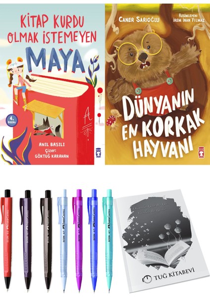 Dünyanın En Korkak Hayvanı ve Kitap Kurdu Olmak Istemeyen Maya 2li Set
