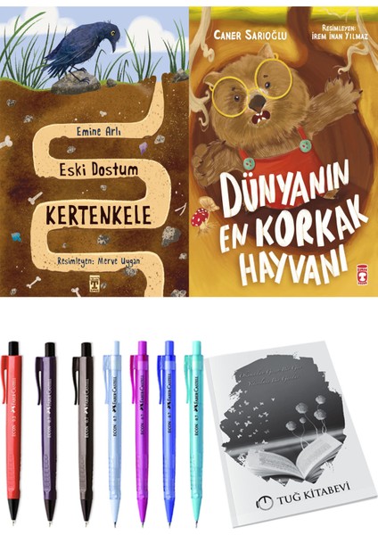 Dünyanın En Korkak Hayvanı ve Eski Dostum Kertenkele 2li Set