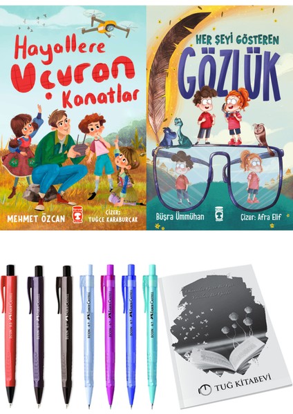 Her Şeyi Gösteren Gözlük ve Hayallere Uçuran Kanatlar 2li Set