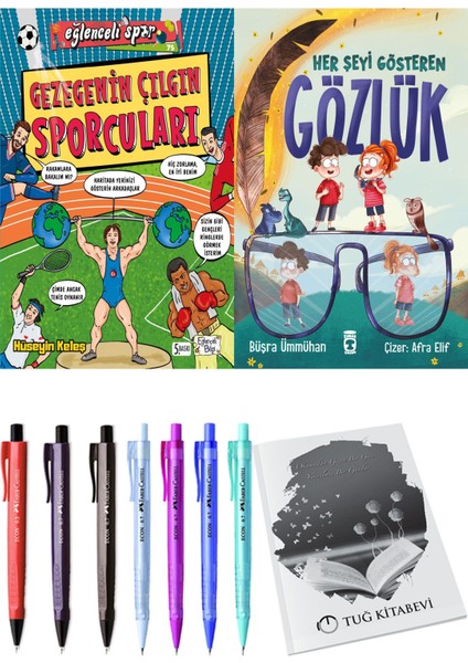 Her Şeyi Gösteren Gözlük ve Gezegenin Çılgın Sporcuları 2li Set
