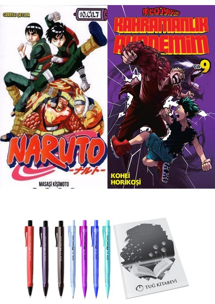 Naruto 10 ve Kahramanlık Akademim 9 2li Set