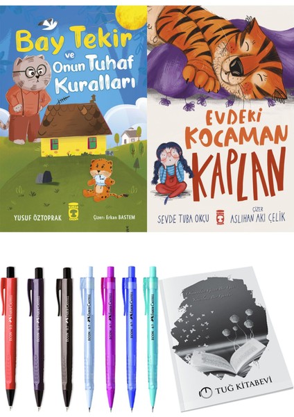 Evdeki Kocaman Kaplan ve Bay Tekir ve Onun Tuhaf Kuralları 2li Set