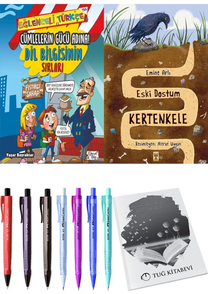 Eski Dostum Kertenkele ve Cümlelerin Gücü Adına! Dil Bilgisinin Sırları 2li Set