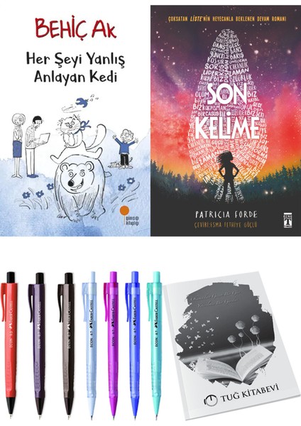 Son Kelime ve Her Şeyi Yanlış Anlayan Kedi 2li Set