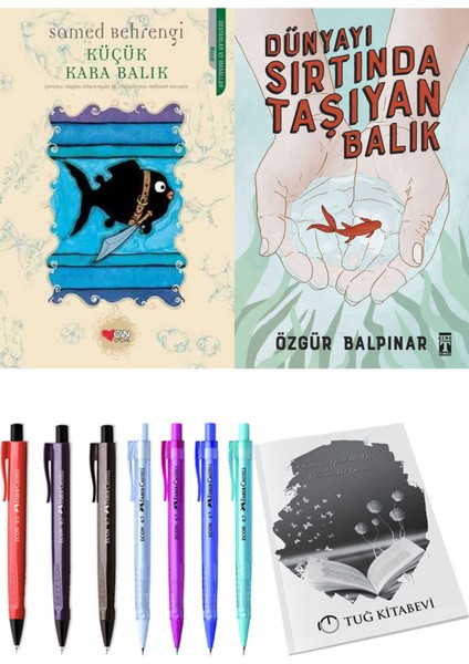 Dünyayı Sırtında Taşıyan Balık ve Küçük Kara Balık 2li Set