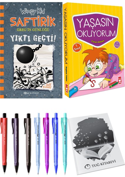 Yaşasın Okuyorum 10 Kitap ve Saftirik 14 Yıktı Geçti! 2li Set