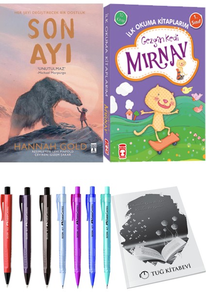 İlk Okuma Kitaplarım Gezgin Kedi Mırnav 10 Kitap ve Son Ayı 2li Set