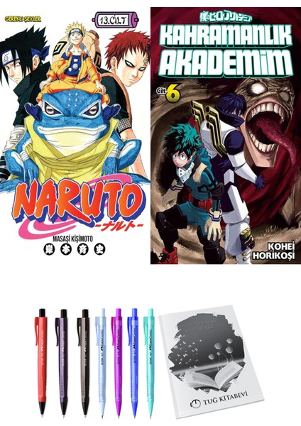 Naruto 13 ve Kahramanlık Akademim 6 2li Set