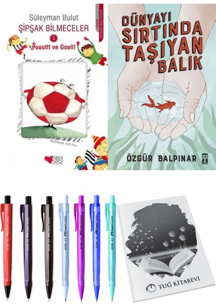 Dünyayı Sırtında Taşıyan Balık ve Şipşak Bilmeceler 3 2li Set