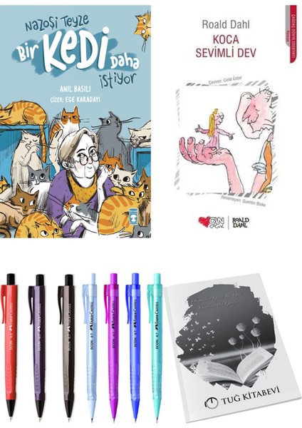 Koca Sevimli Dev ve Nazoşi Teyze Bir Kedi Daha Istiyor 2li Set