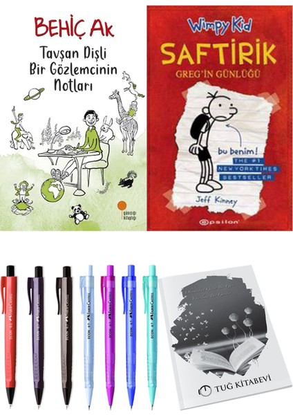 Saftirik 1 Greg'in Günlüğü ve Tavşan Dişli Bir Gözlemcinin Notları 2li Set