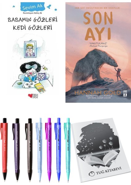 Son Ayı ve Babamın Gözleri Kedi Gözleri 2li Set