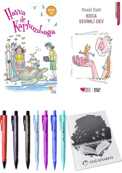 Koca Sevimli Dev ve Havva Ile Kaplumbağa 2li Set