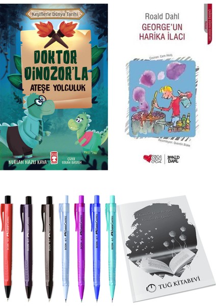 George'un Harika Ilacı ve Doktor Dinozor'la Ateşe Yolculuk 2li Set