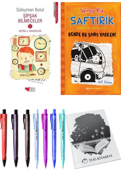 Saftirik 9 Bende Bu Şans Varken! ve Şipşak Bilmeceler 2 2li Set