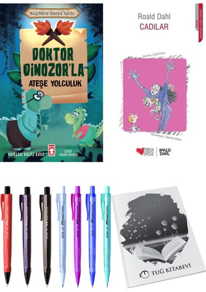 Cadılar ve Doktor Dinozor'la Ateşe Yolculuk 2li Set