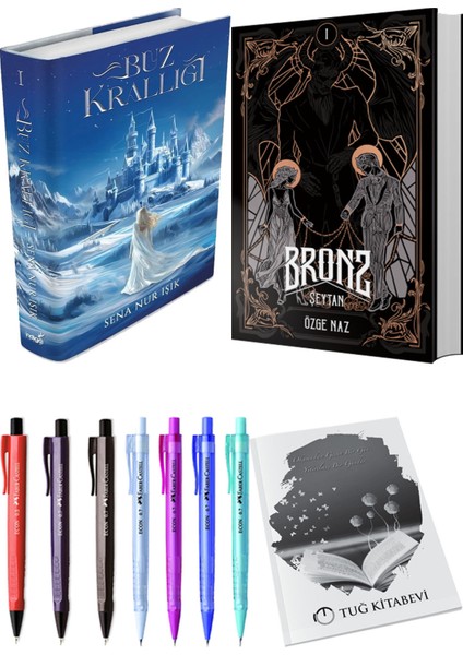 Bronz 1 Şeytan Ciltli ve Buz Krallığı Ciltli Sena Nur Işık 2li Set