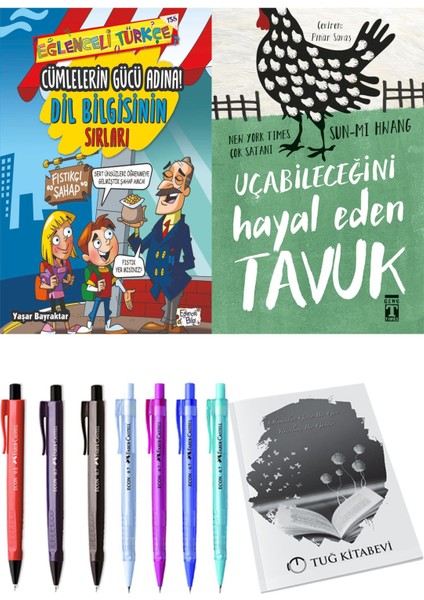Uçabileceğini Hayal Eden Tavuk ve Cümlelerin Gücü Adına! Dil Bilgisinin Sırları 2li Set