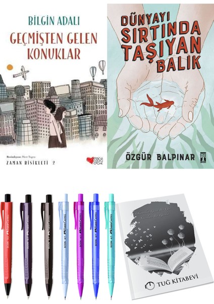 Dünyayı Sırtında Taşıyan Balık ve Zaman Bisikleti 2 Geçmişten Gelen Konuklar 2li Set