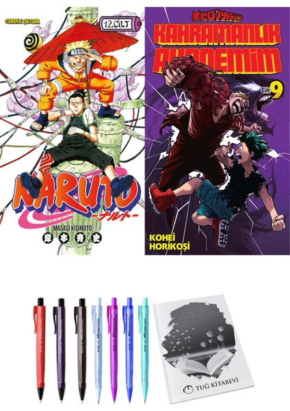 Naruto 12 ve Kahramanlık Akademim 9 2li Set